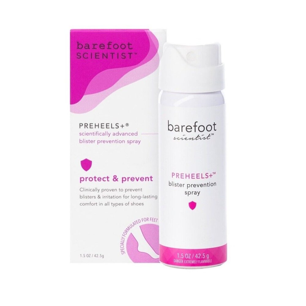 Barefoot Scientist Preheels+ Blister Prevention Spray Vegan 1.5oz
